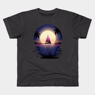 Night Sail Kids T-Shirt